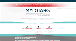 Desktop Screenshot of mylotarg.com