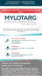 Mobile Screenshot of mylotarg.com